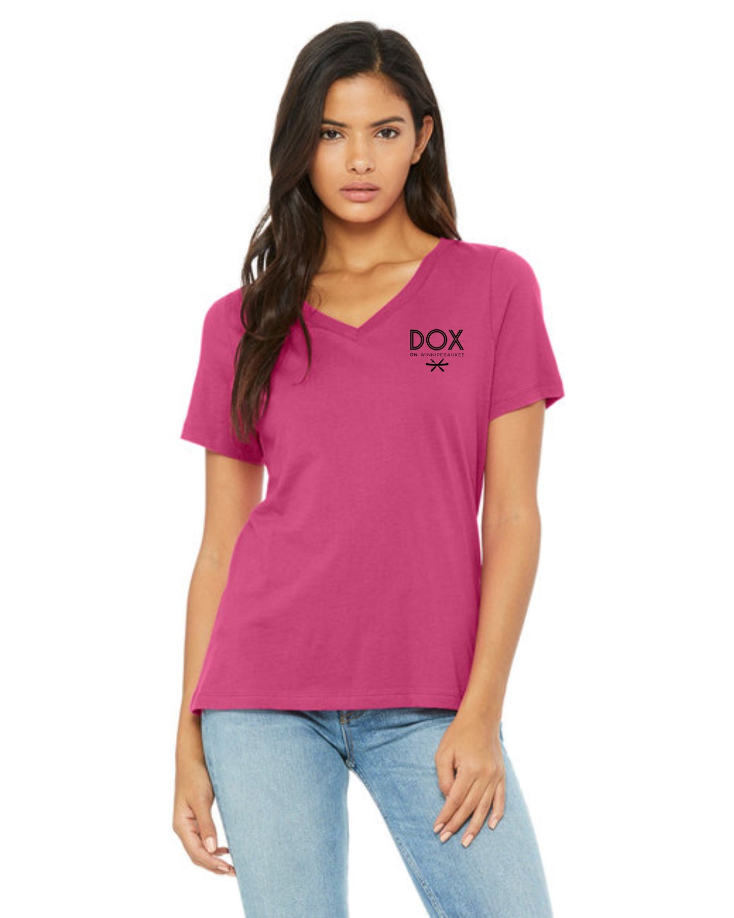Bella Relaxed V-Neck Jersey Mariano Group