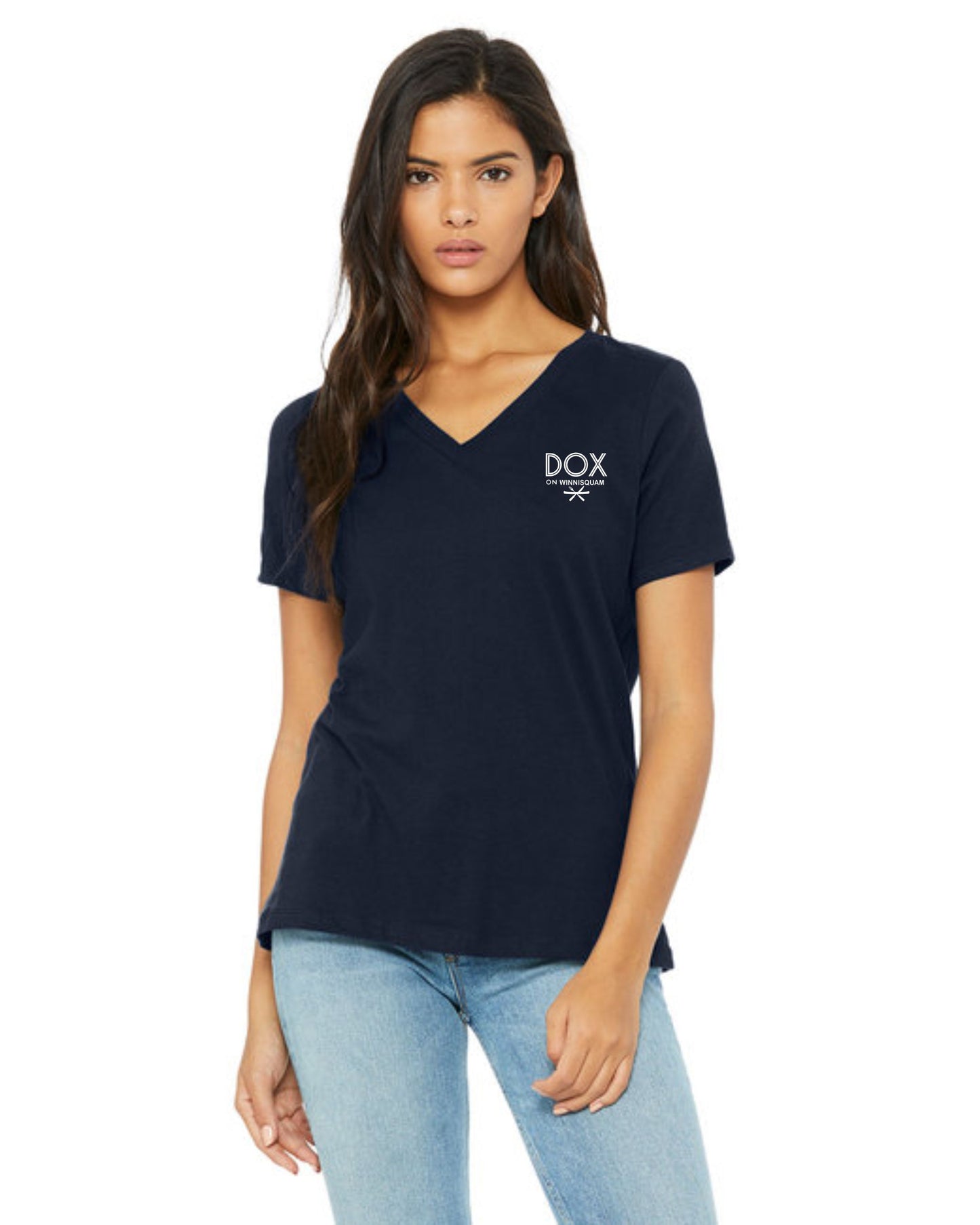 Bella Relaxed V-Neck Jersey Mariano Group