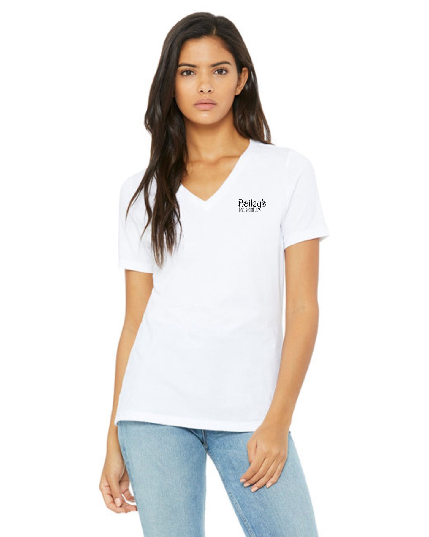 Bella Relaxed V-Neck Jersey Mariano Group