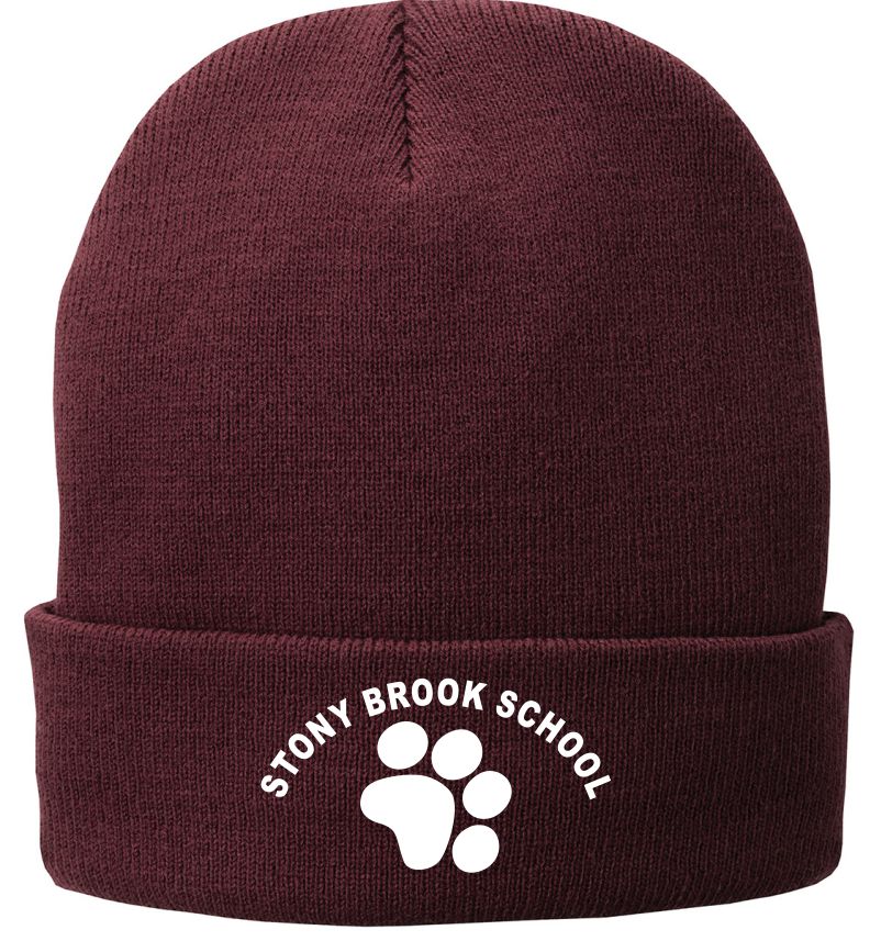 Stony Brook School Fleece-Lined Knit Hat