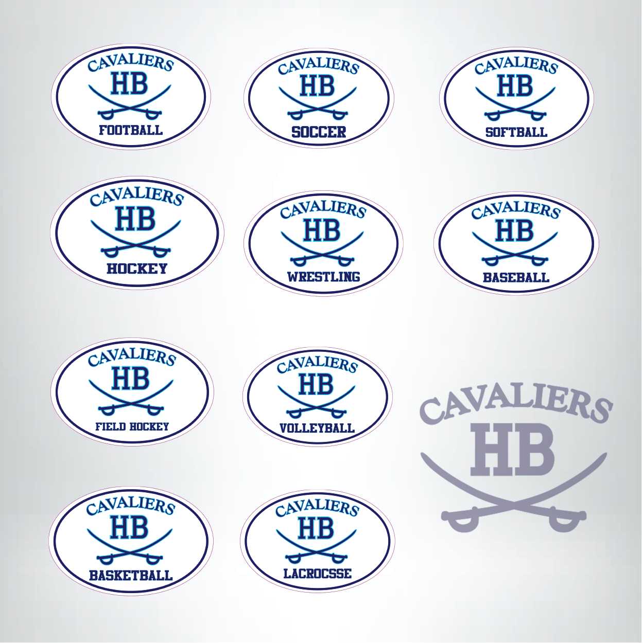 HB Cavaliers Team Decal