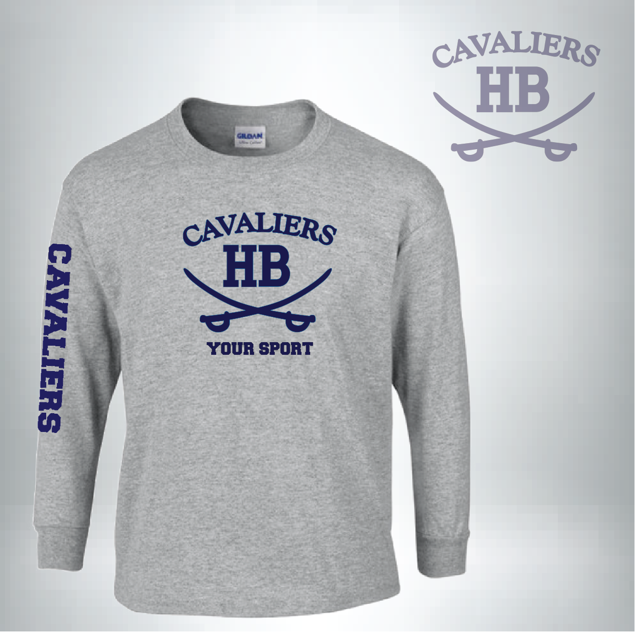 HB Cavs Sport Team Long Sleeve G2400