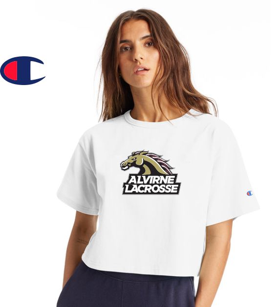 Alvirne Champion Ladies' Cropped Heritage T-Shirt