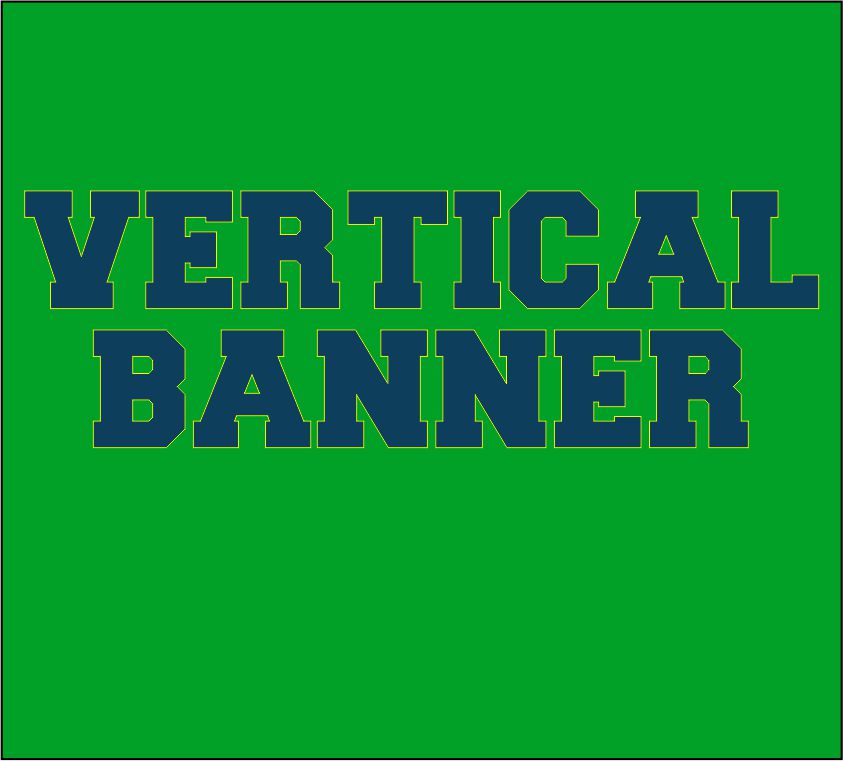 Vertical Graduation Banner