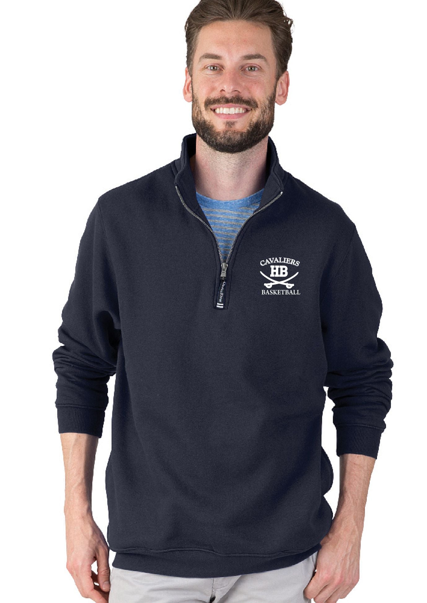 HB Basketball Charles River 1/4 Zip