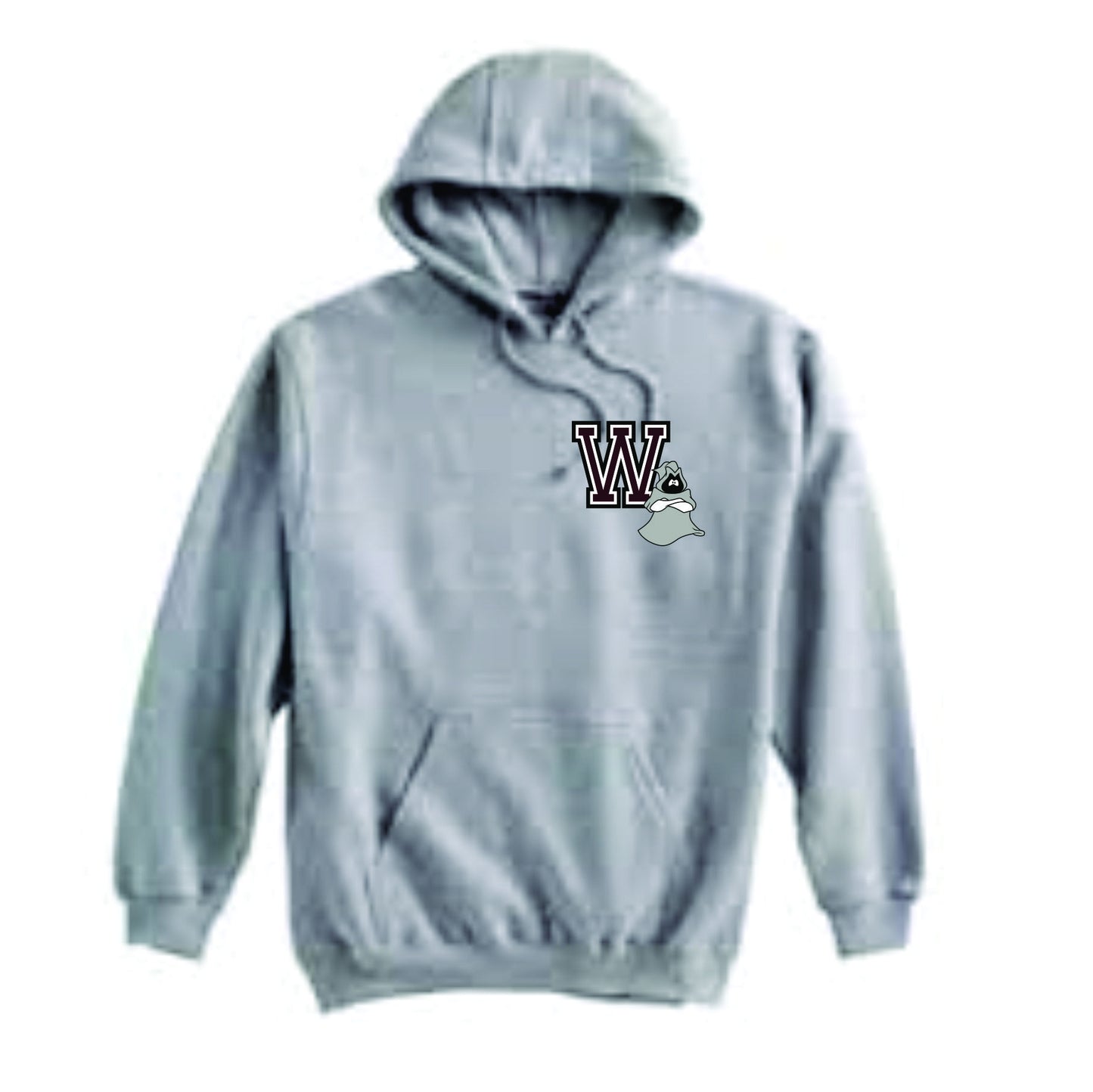 Westford Jr. Ghosts Super 10 Hoodie Grey/ Pennant 701