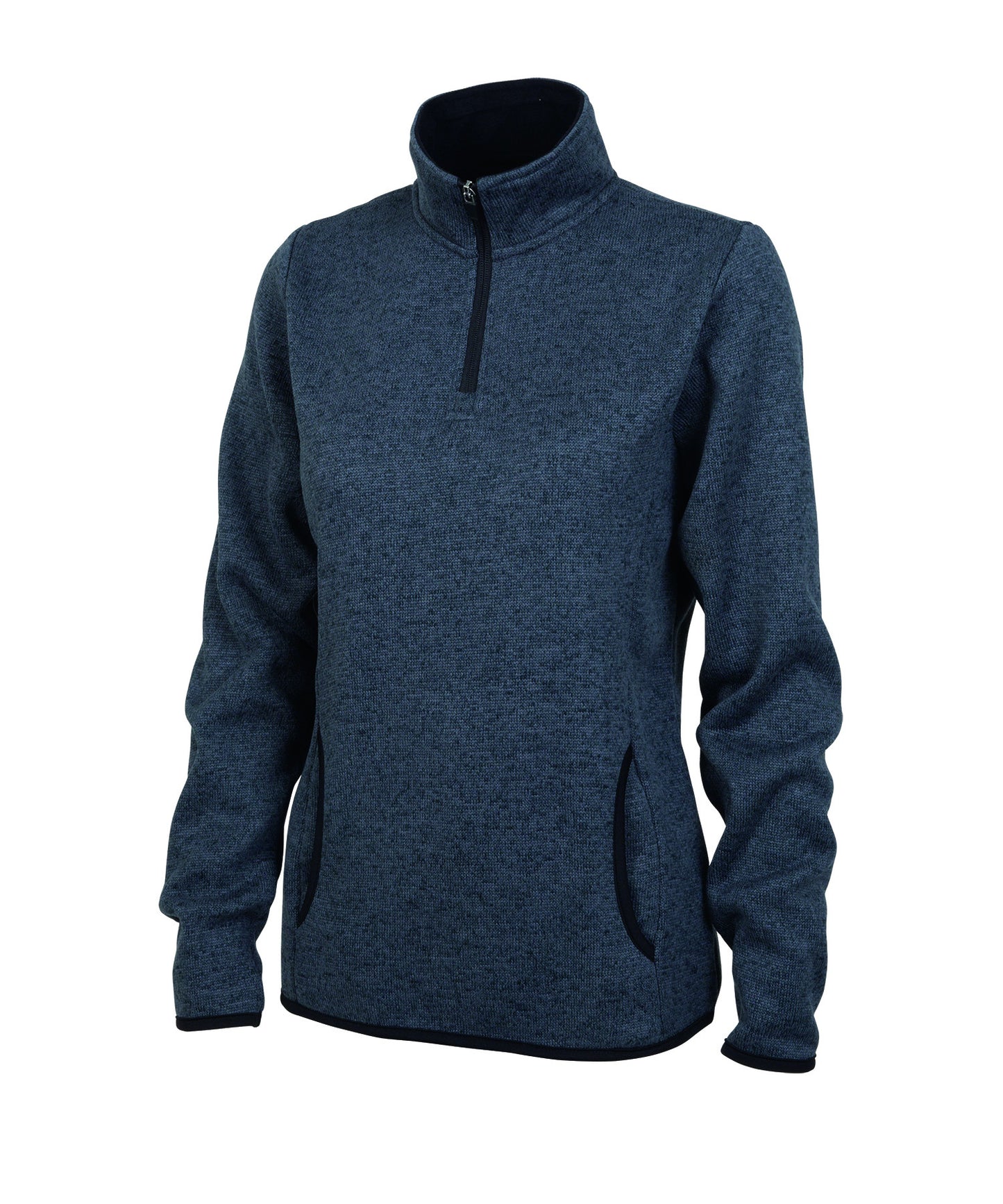 Ladies Heathered Fleece Pullover / Charles River 5312