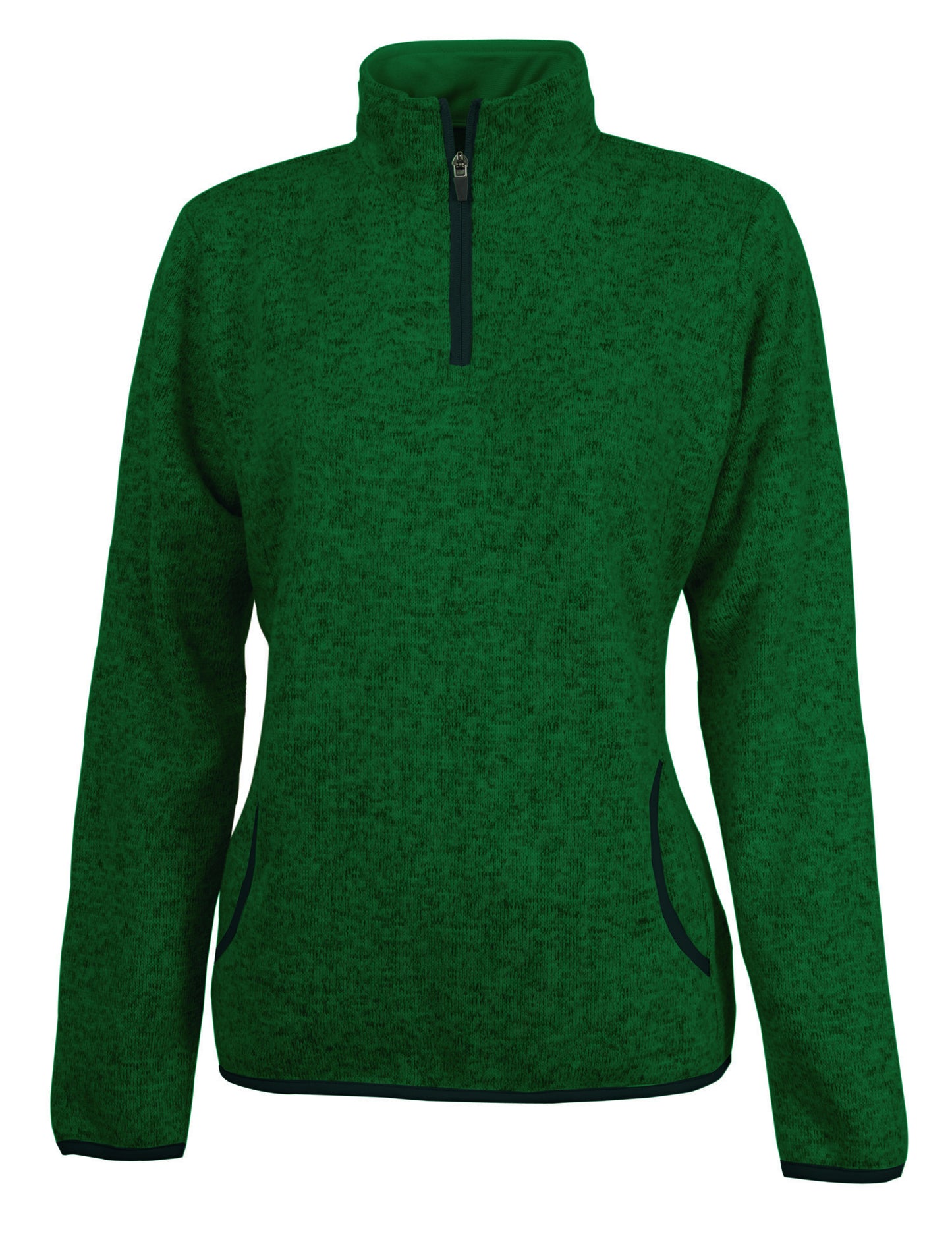 Ladies Heathered Fleece Pullover / Charles River 5312