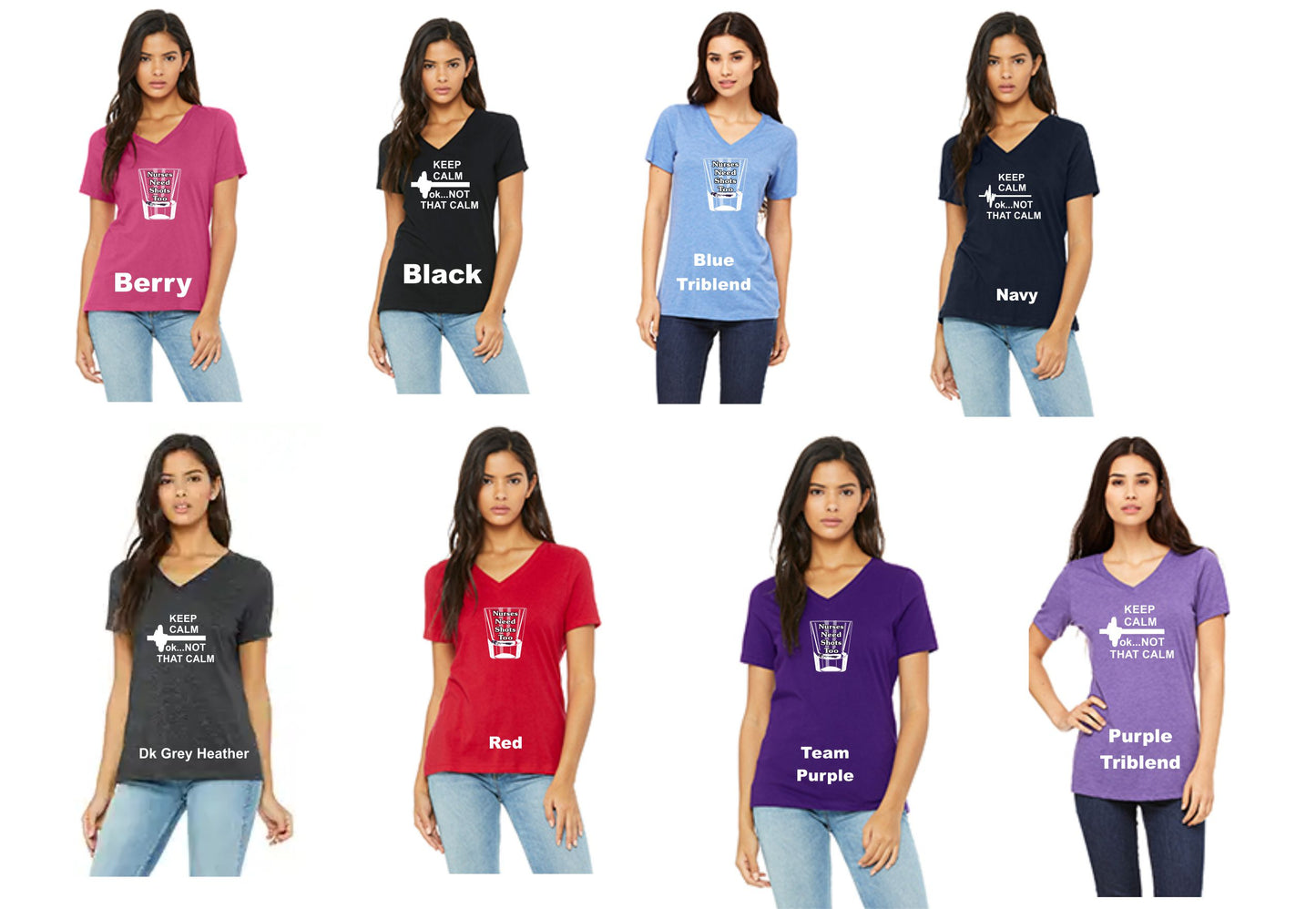Bella Relaxed Jersey V-Neck 6405