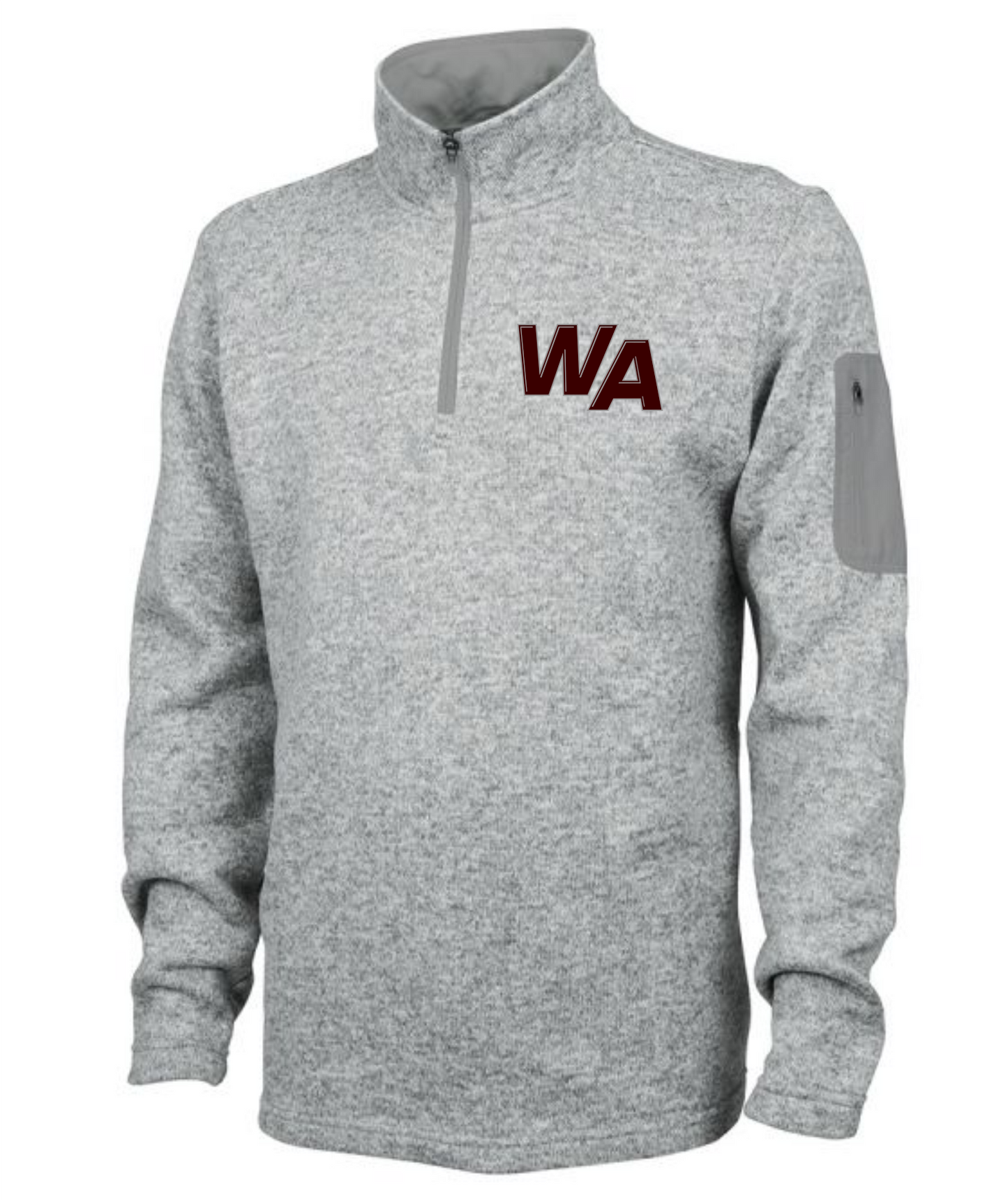 WA Men's Weathered Fleece Pullover 9312