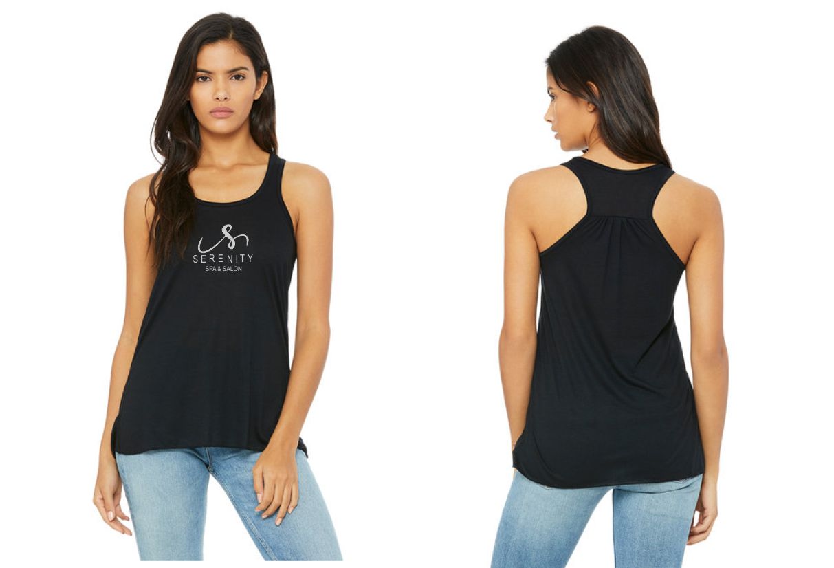 B8800 Flowy Racerback Tank Serenity