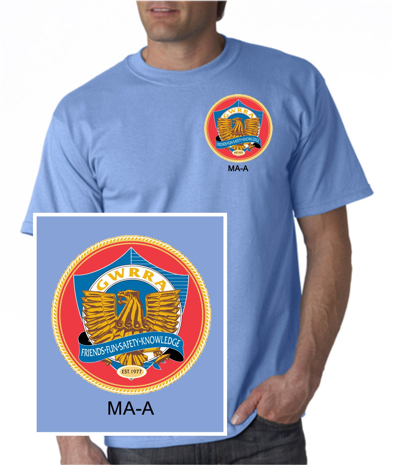 GWRRA Ultra Cotton® Adult T-Shirt / Gildan G2000 / G5000L