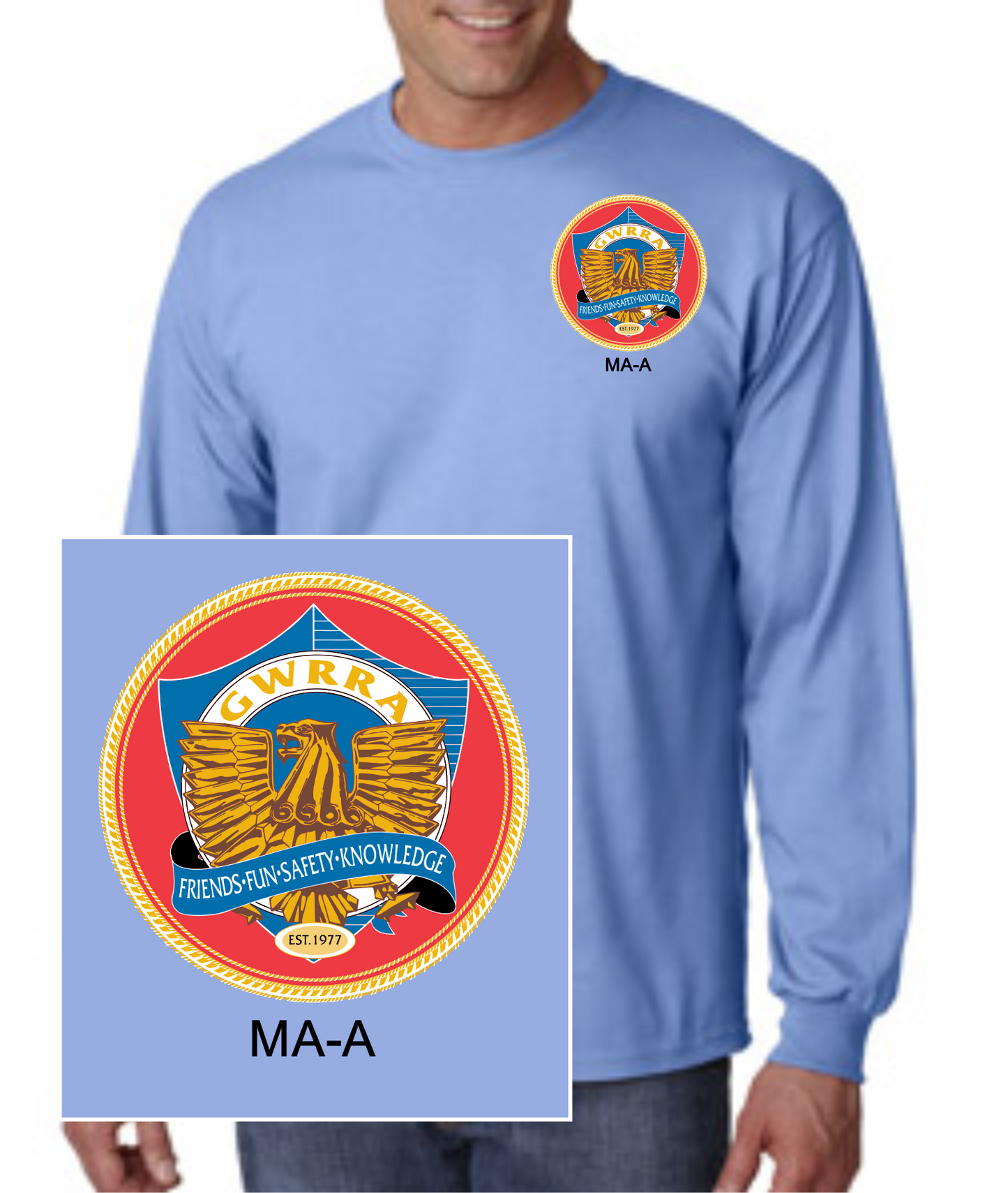 GWRRA Long Sleeve Tee / Gildan G2400