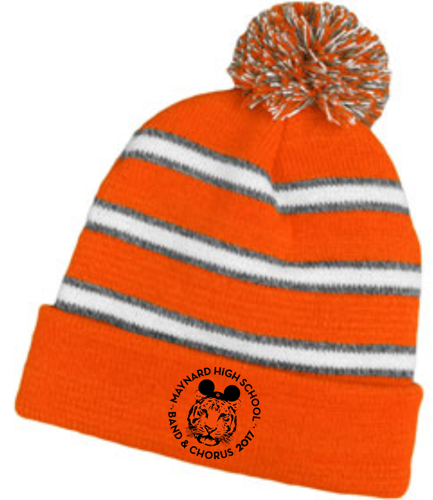 Maynard High School Band and Chorus Field Stripe Beanie / Pennant HW53