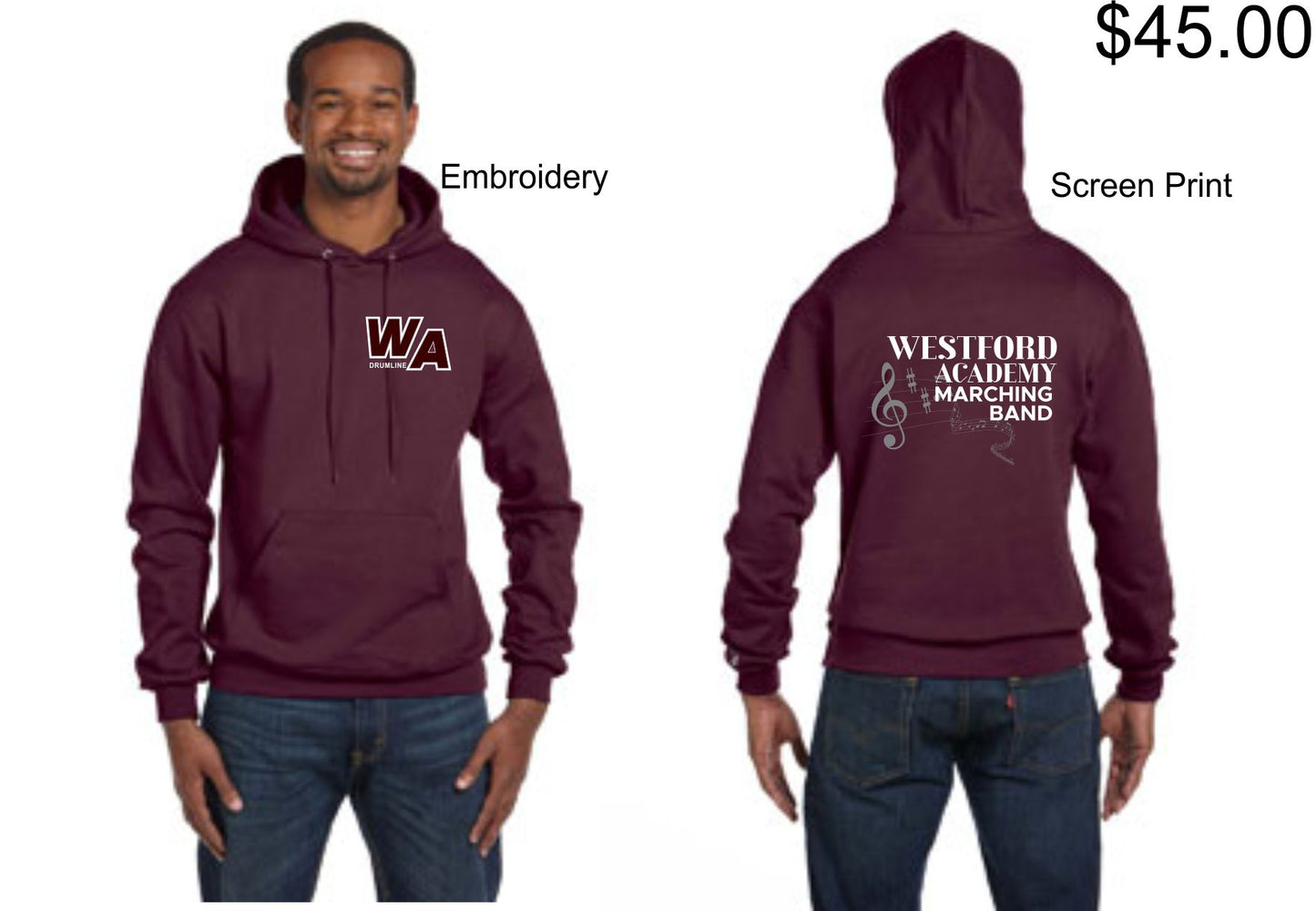 WA Band Champion Powerblend Hoodie S700