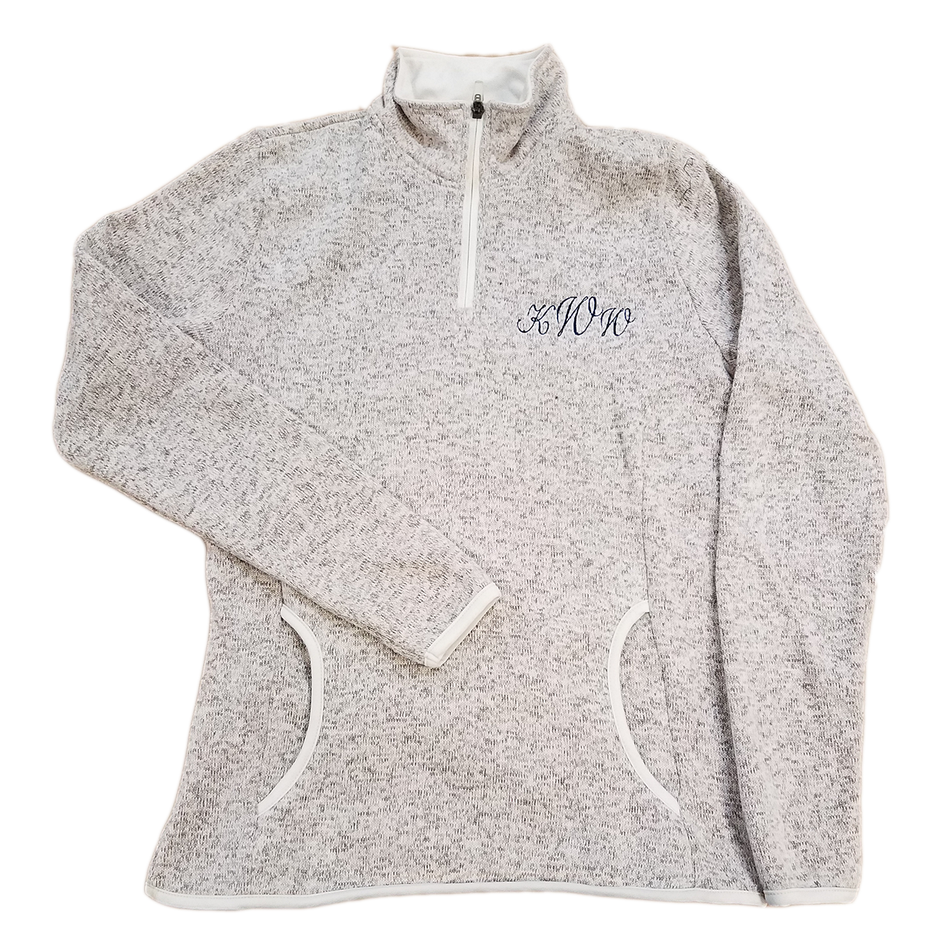Ladies Heathered Fleece Pullover / Charles River 5312