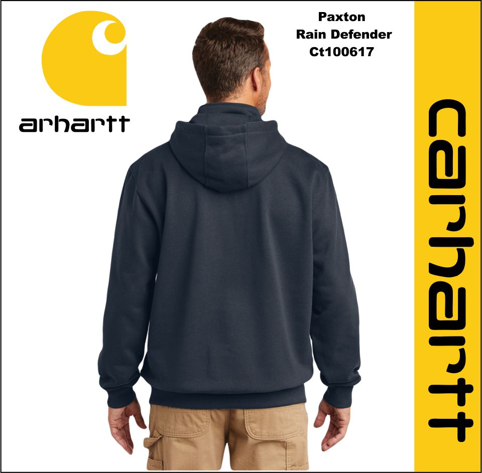 1A Auto  Carhartt ® Rain Defender ® Paxton Heavyweight Hooded Zip Mock Sweatshirt