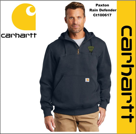 Carhartt ® Rain Defender ® Paxton Heavyweight Hooded Zip Mock Sweatshirt