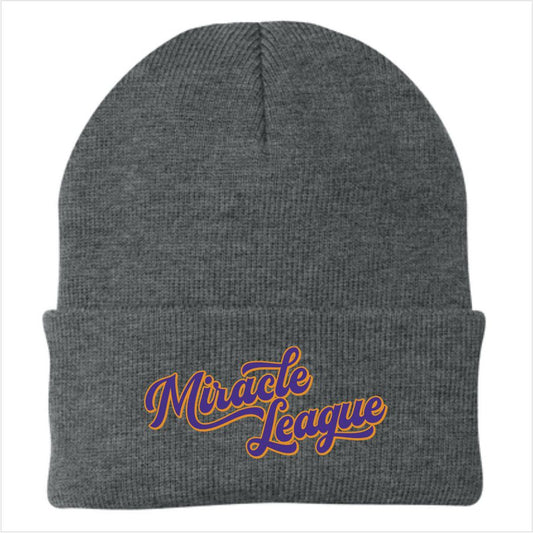 Miracle League Lined Cuff Beanie