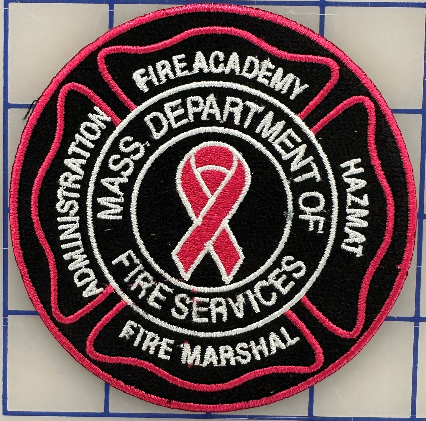 Massachusetts Fire Academy Breast Cancer Patch