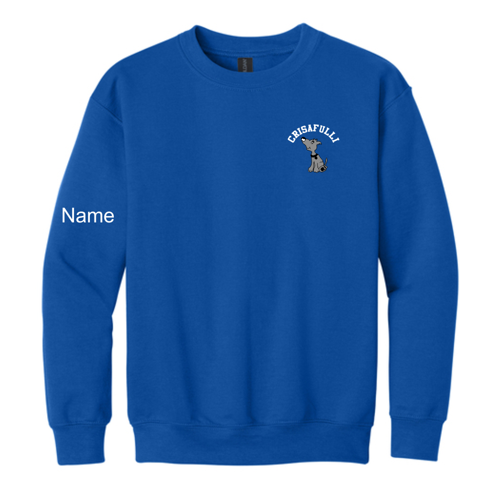 Crisafulli School Crew Neck Sweatshirt Personalized