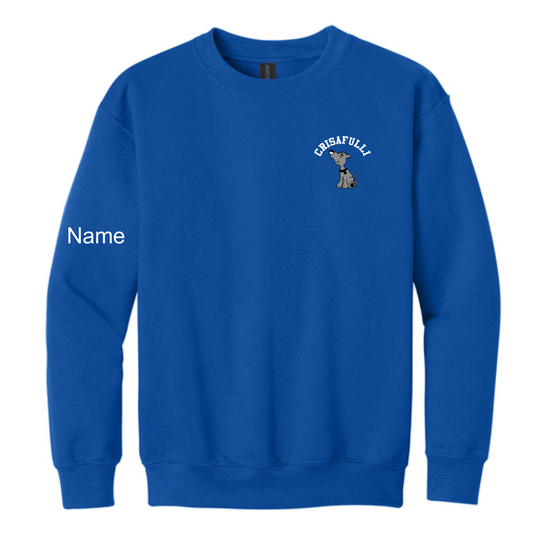 Crisafulli School Crew Neck Sweatshirt Personalized