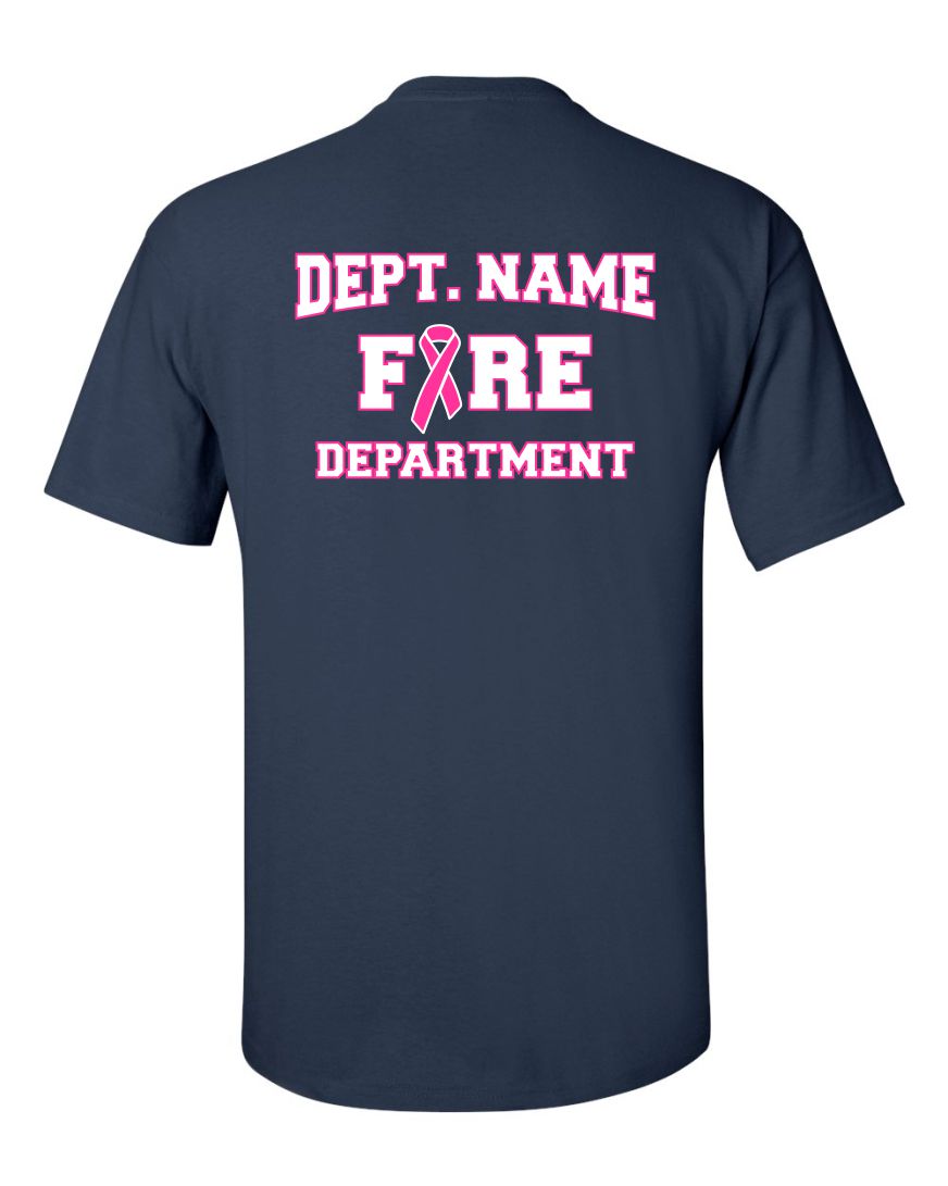 Firefighter Breast Cancer Station T-Shirt