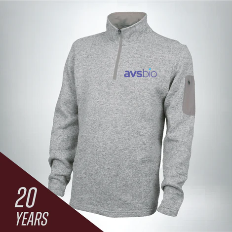 Men's Heathered Fleece Pullover AVS20