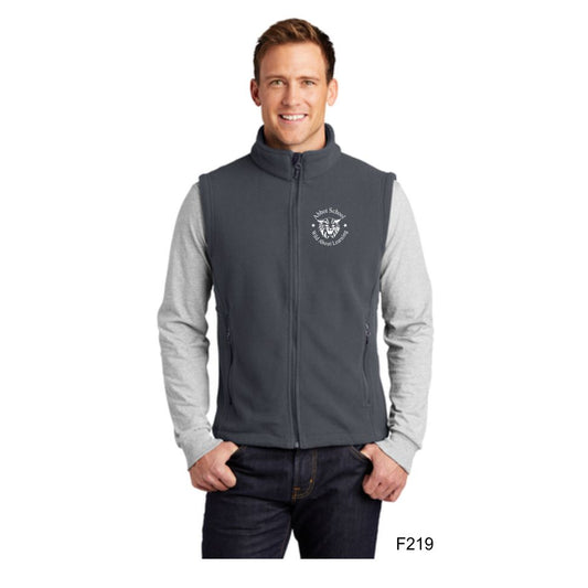 Men's & Ladies Abbot Fleece Vest Iron Grey