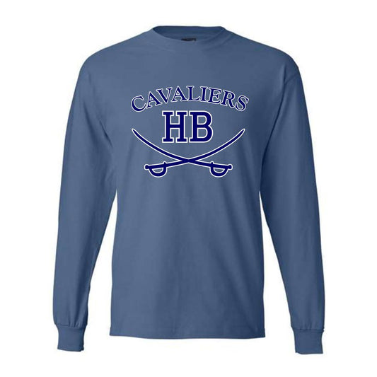 HB Cavaliers Hanes Beefy Long Sleeve Tee (Customizable)