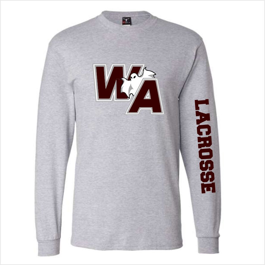 WA Hanes Beefy-T with Custom Sleeve Text