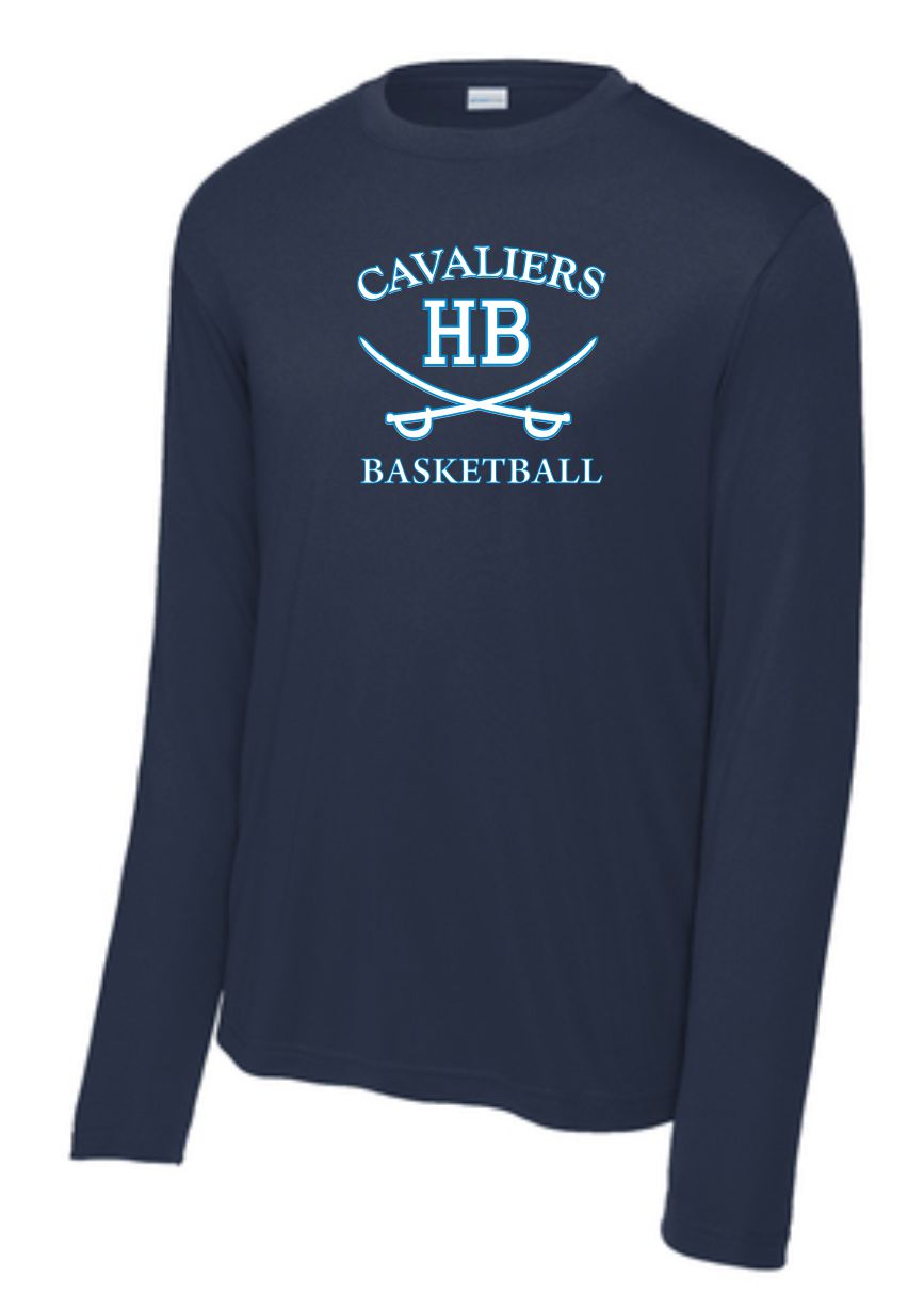 HB Basketball Long Sleeve Wicking T ST350LS