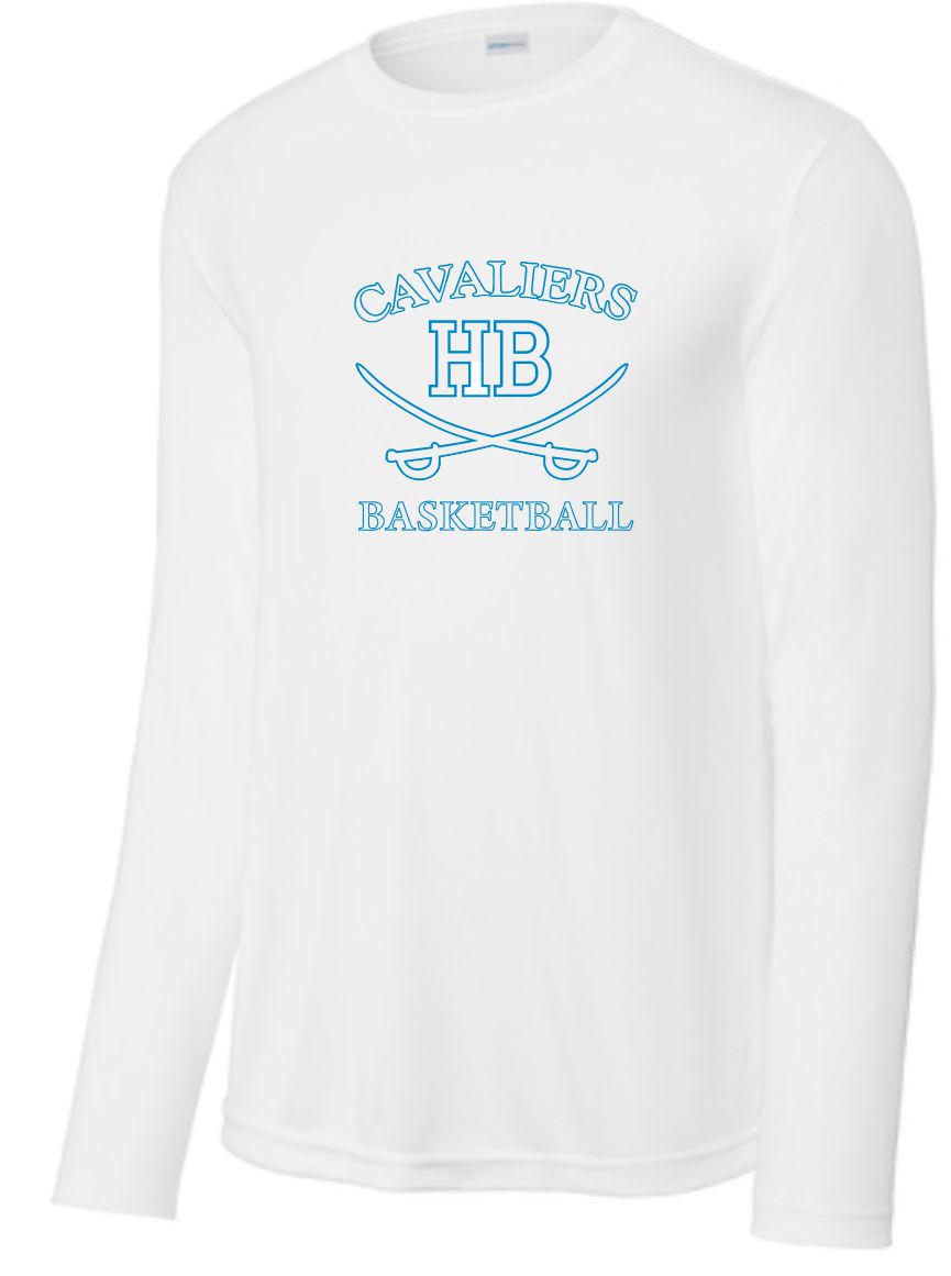 HB Basketball Long Sleeve Wicking T ST350LS