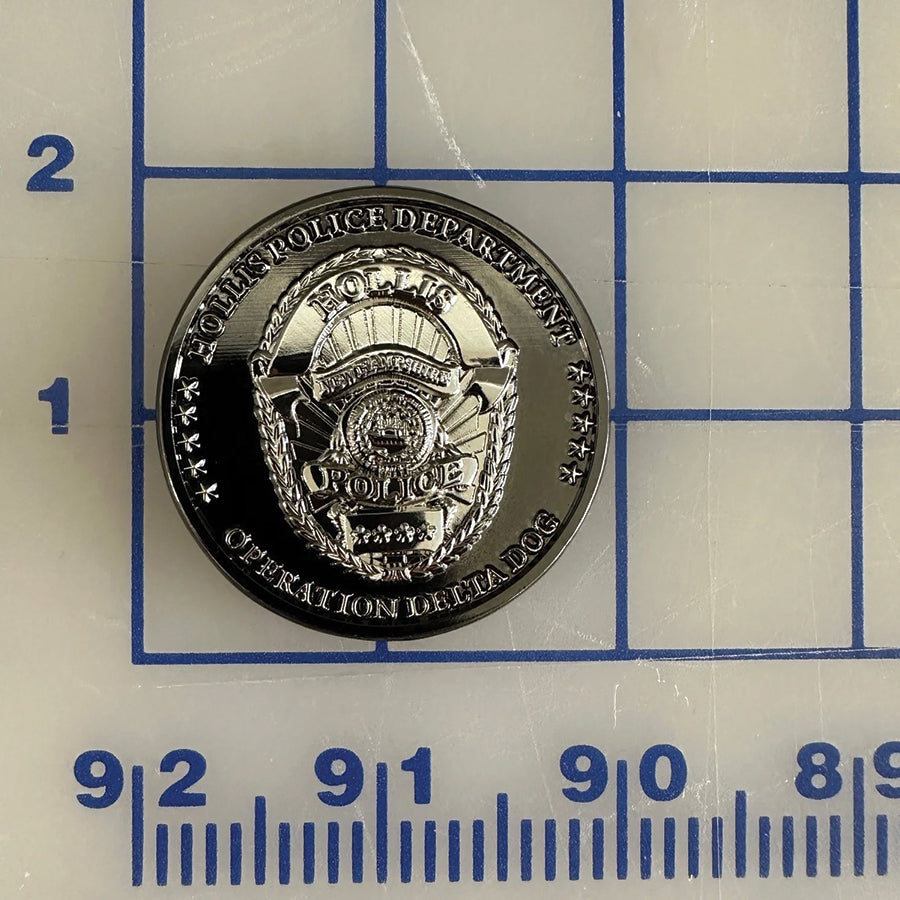 Operation Delta Dog OPDD / Hollis Police Challenge Coin