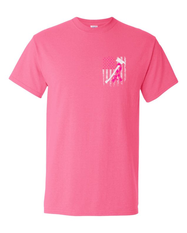 Firefighter Breast Cancer Station T-Shirt