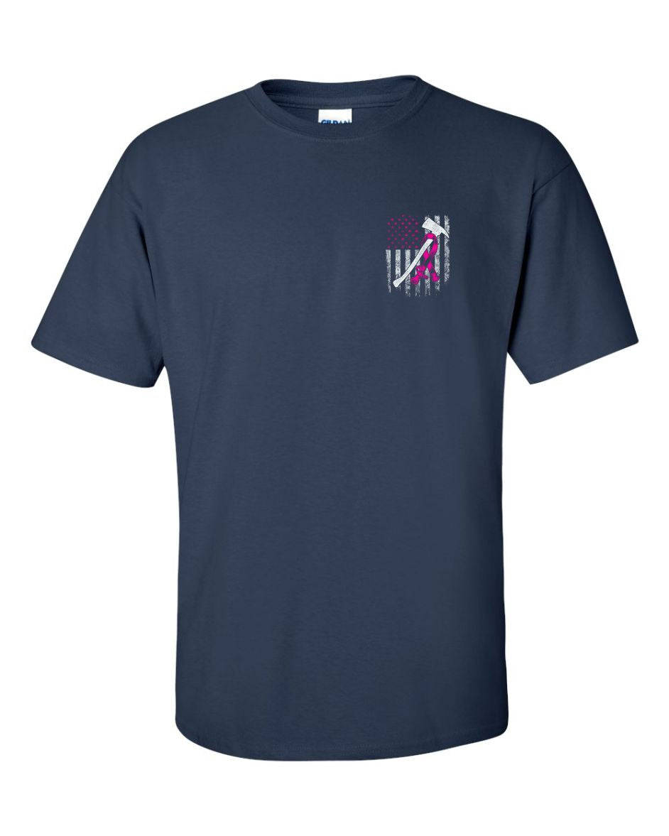 Firefighter Breast Cancer Station T-Shirt