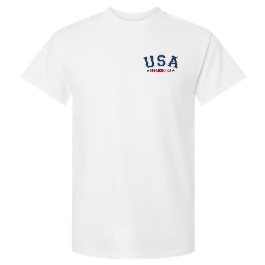 250th USA 2 sided Tee