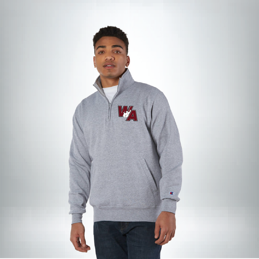 WA Champion Unisex Quarter Zip Pullover S400