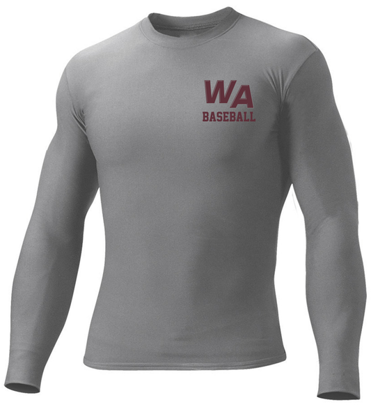 WA Long Sleeve Compression Crew Shirt / A4 N3133