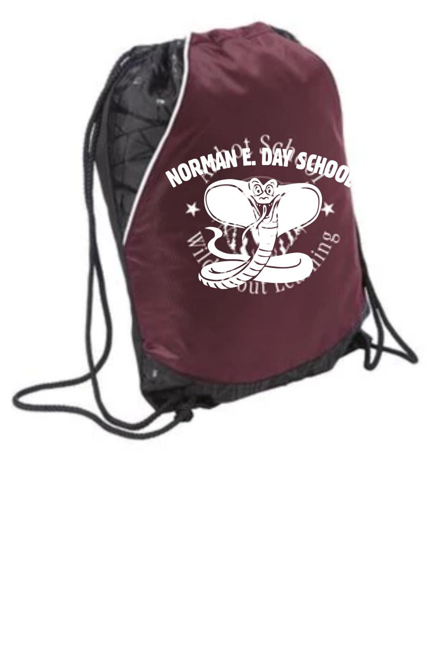 Norman E. Day School Sport Cinchback Bag