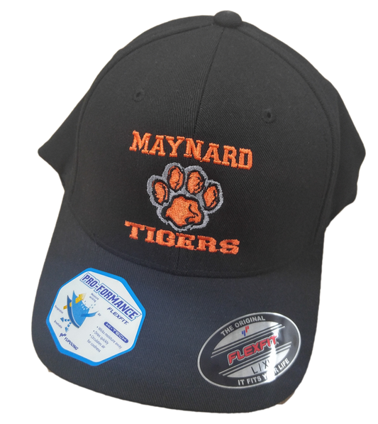 Maynard Tigers Hat Black Flexfit 6377