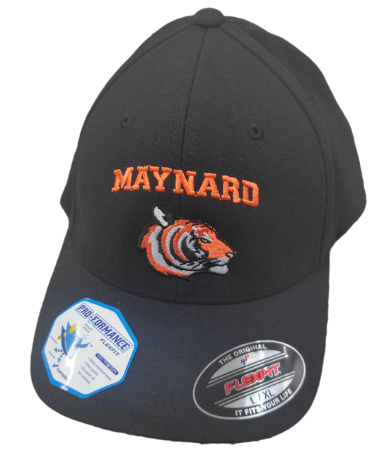 Maynard Tigers Alternate Hat Black Flexfit 6377
