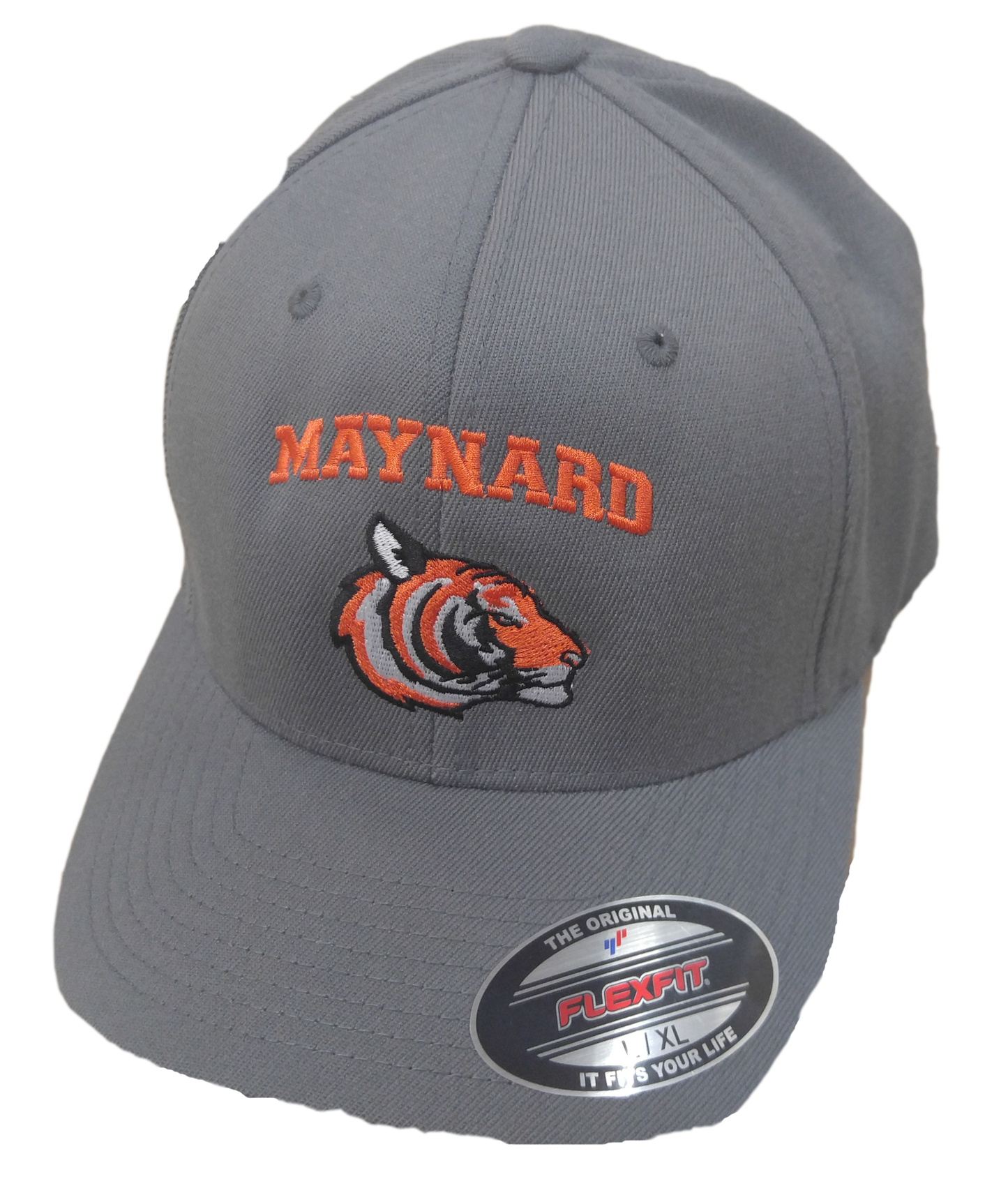 Maynard Tigers Alternate Hat Grey Flexfit 6377