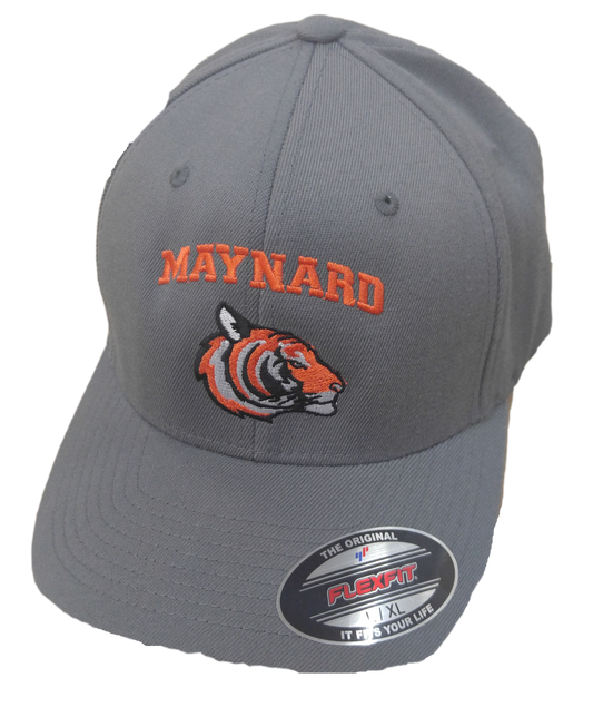 Maynard Tigers Alternate Hat Grey Flexfit 6377