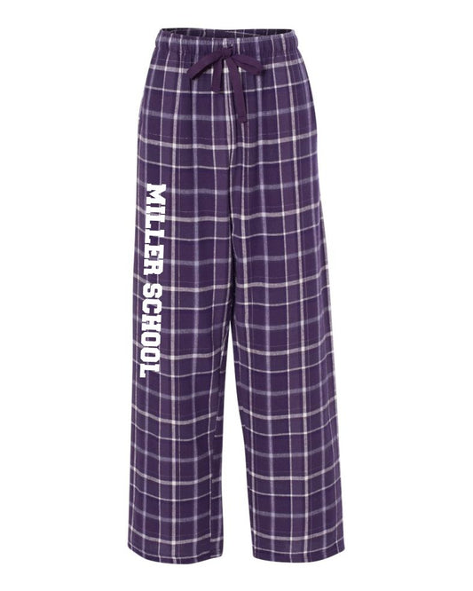 Miller School Youth Flannel Pants