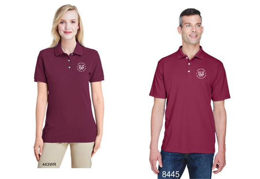 Abbot Performance Polo (Maroon)