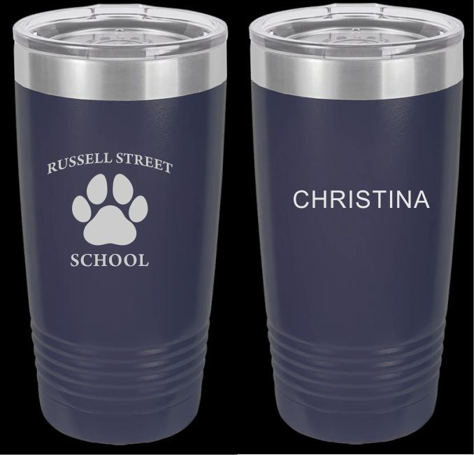20oz Personalized Tumbler Russell St