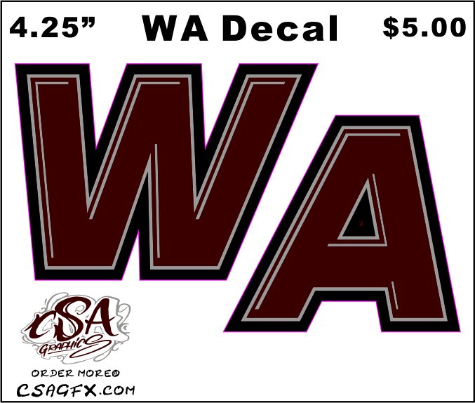 WA Decal