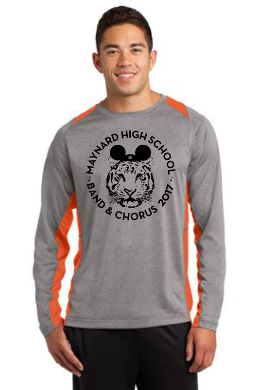 Maynard High School Band & Chorus Colorblock Contender™ Tee. Sport-Tek® /ST361LS.